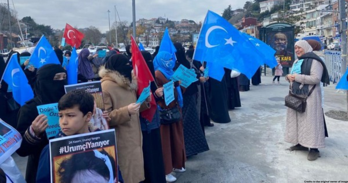 Turkish political parties, activists protest against Chinese atrocities on Human Rights Day